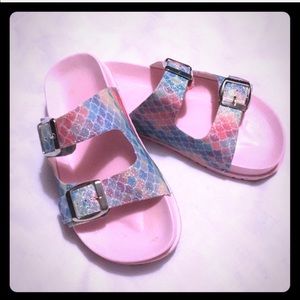 Capelli pink straps sandals
